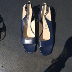 Authentic Salvatore Ferragamo Slingback Heels